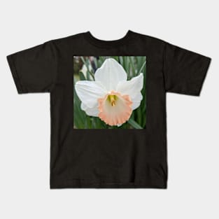 Orange and While Daffodil Kids T-Shirt